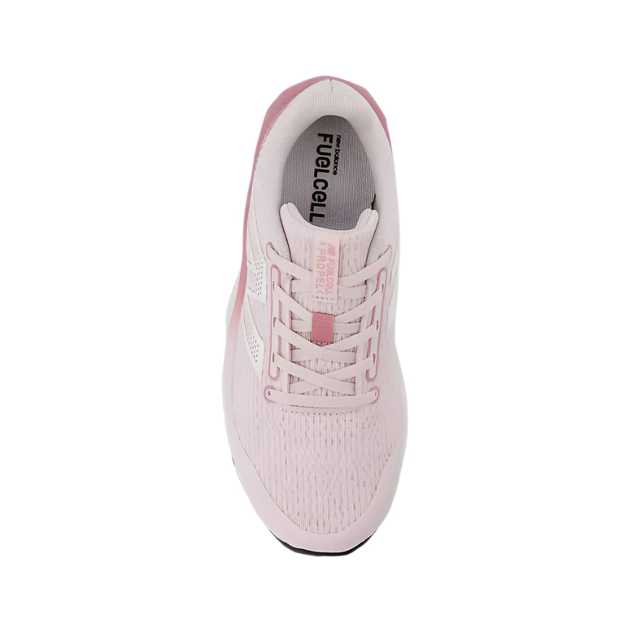 New Balance Fuelcell Propel v5 Kids - Pink Granite/Pink Taffy and White
