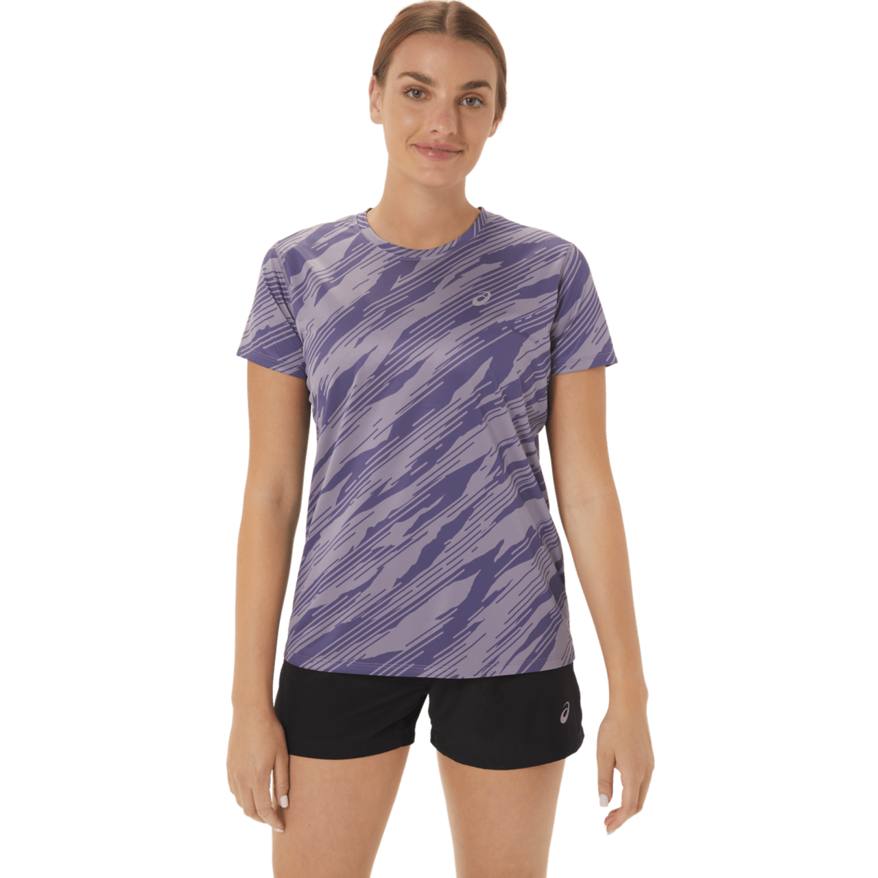 Asics Core All Over Print SS Top Women's - The Sweat Shop