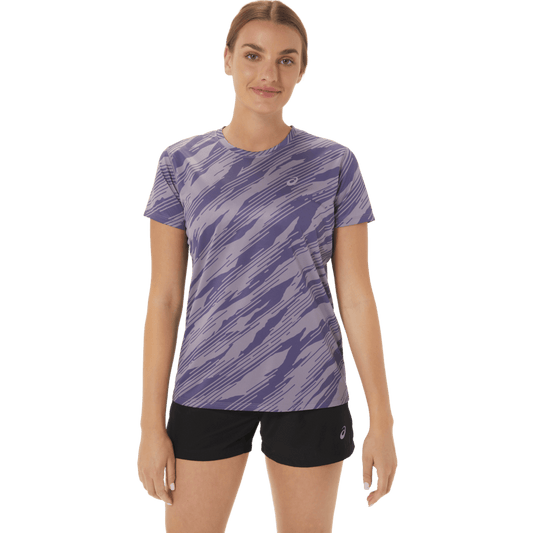 Asics Core All Over Print SS Top Women's - The Sweat Shop