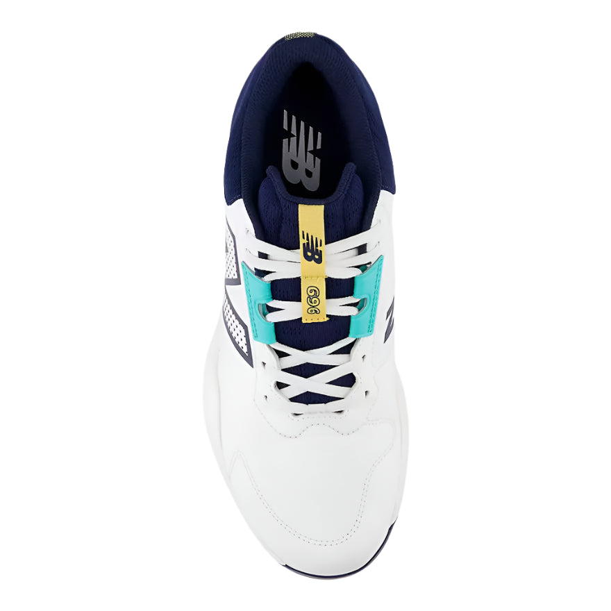 New Balance M696v6 Wide Men's - White/NB Navy/Cyber Jade