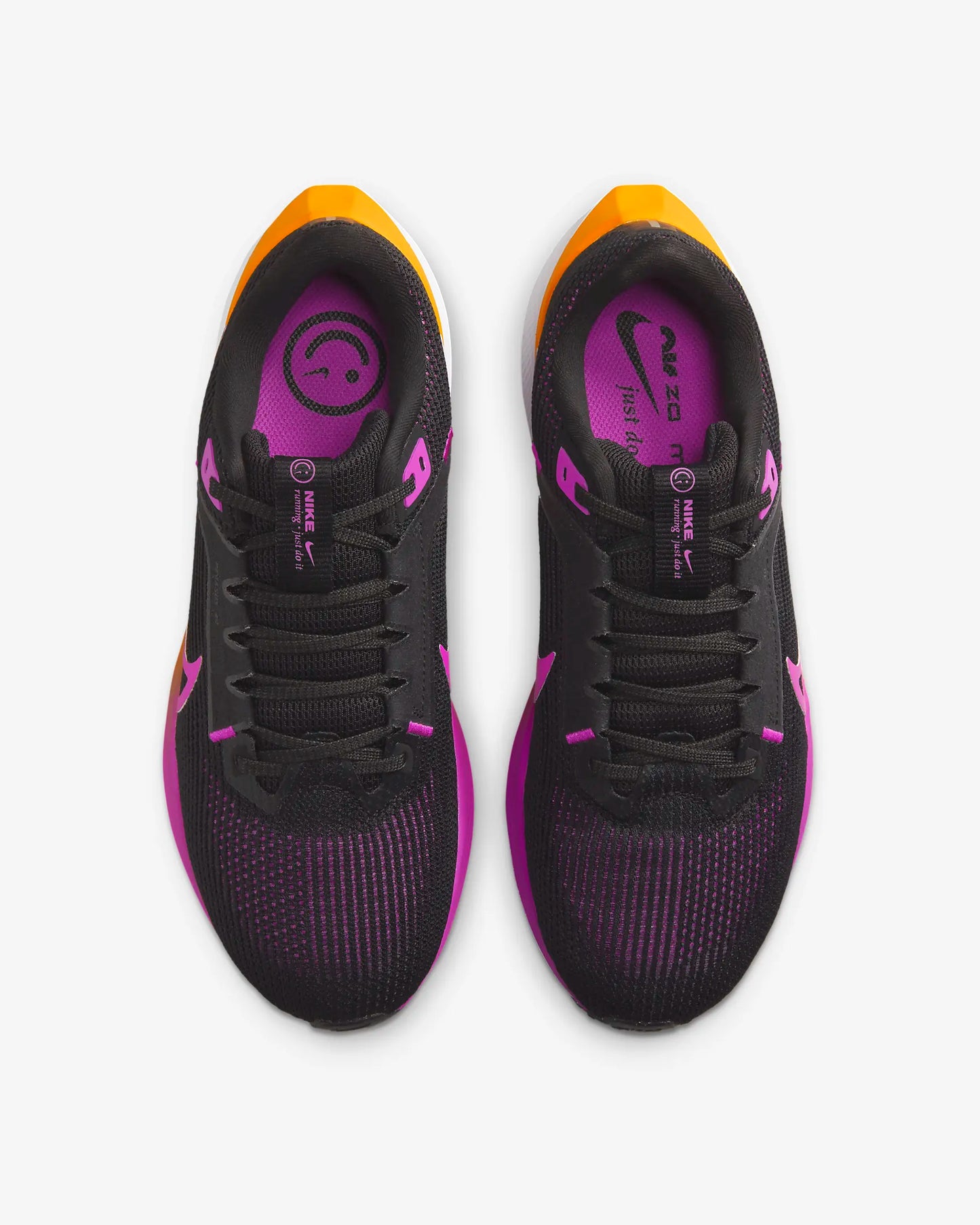 Nike Air Zoom Pegasus 40 Women's- Black/Hyper-violet-lazer-orange