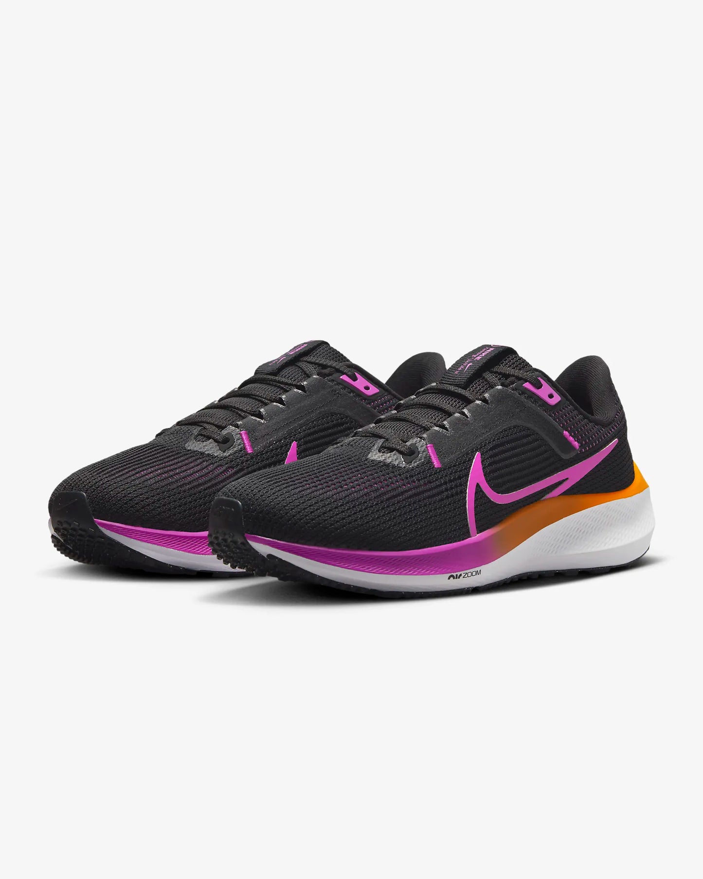 Nike Air Zoom Pegasus 40 Women's- Black/Hyper-violet-lazer-orange