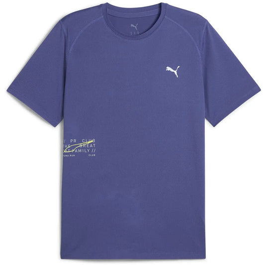 Puma Mesh Running Graphic Tee Men's - Blue Crystal