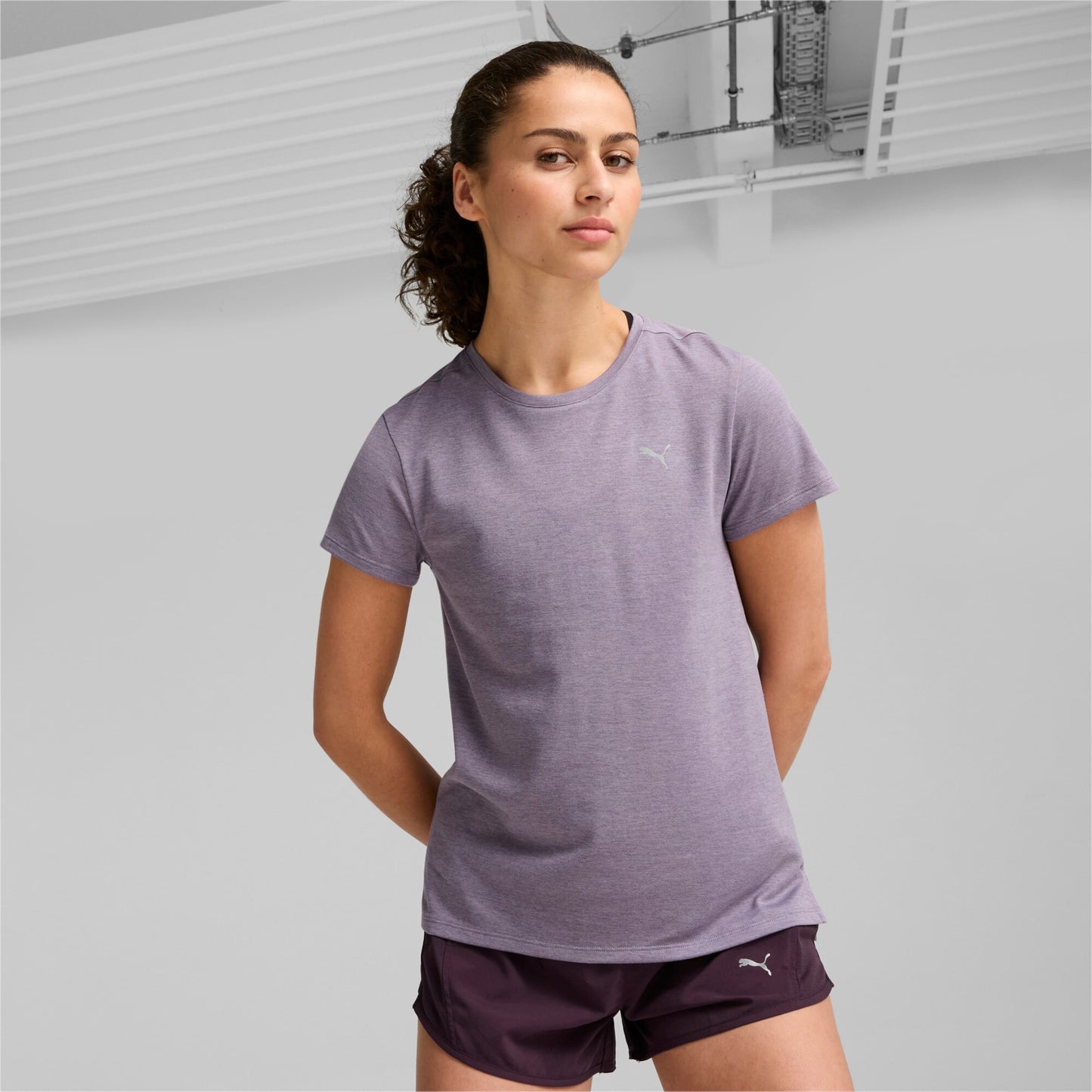 Puma Run Favorite SS Tee Women's - Pale Plum Heather