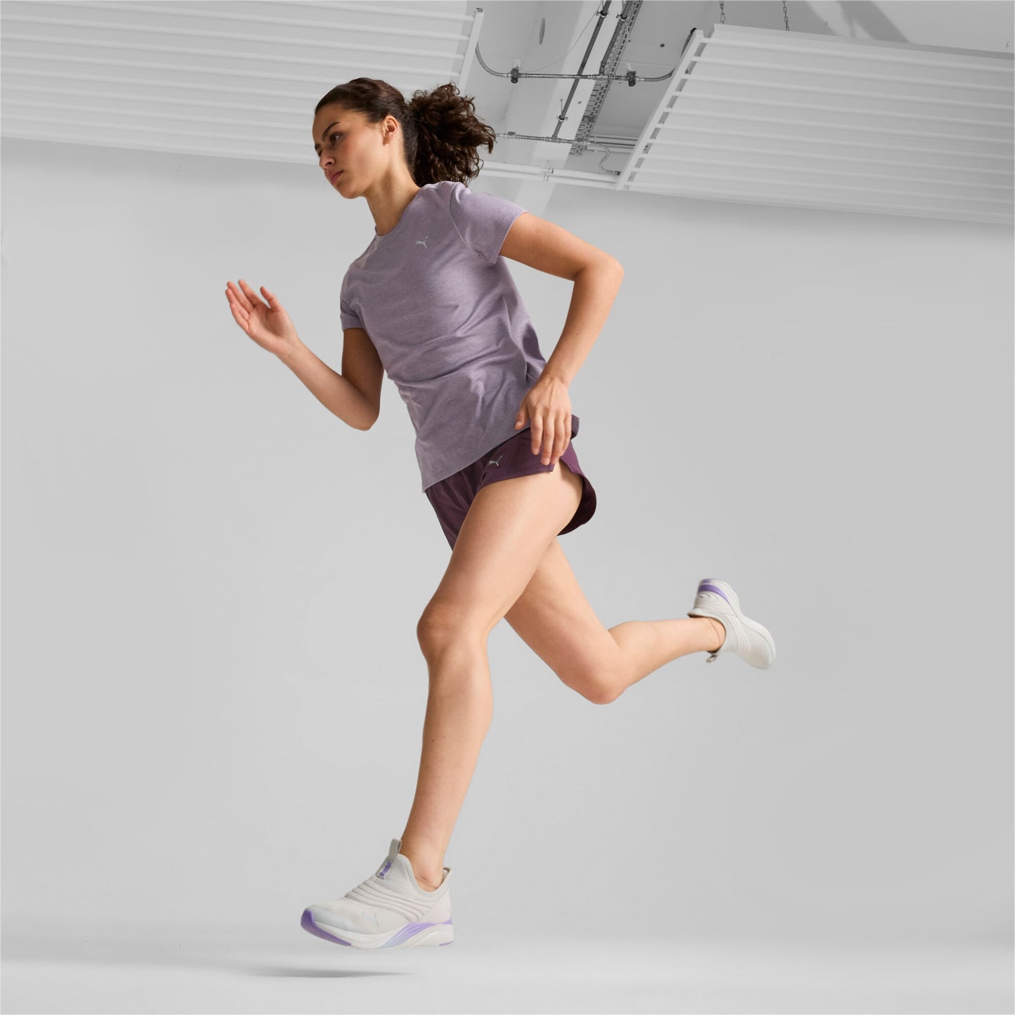 Puma Run Favorite SS Tee Women's - Pale Plum Heather