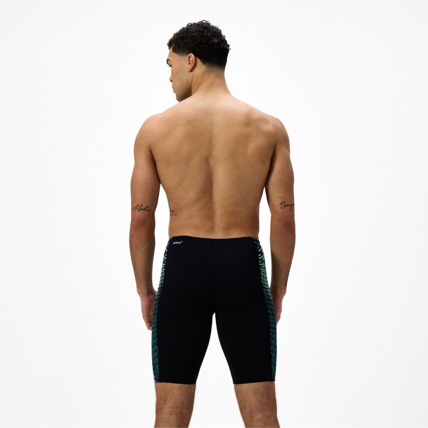 Speedo Tech Panel Jammer Men's - Black/Turquoise Gem