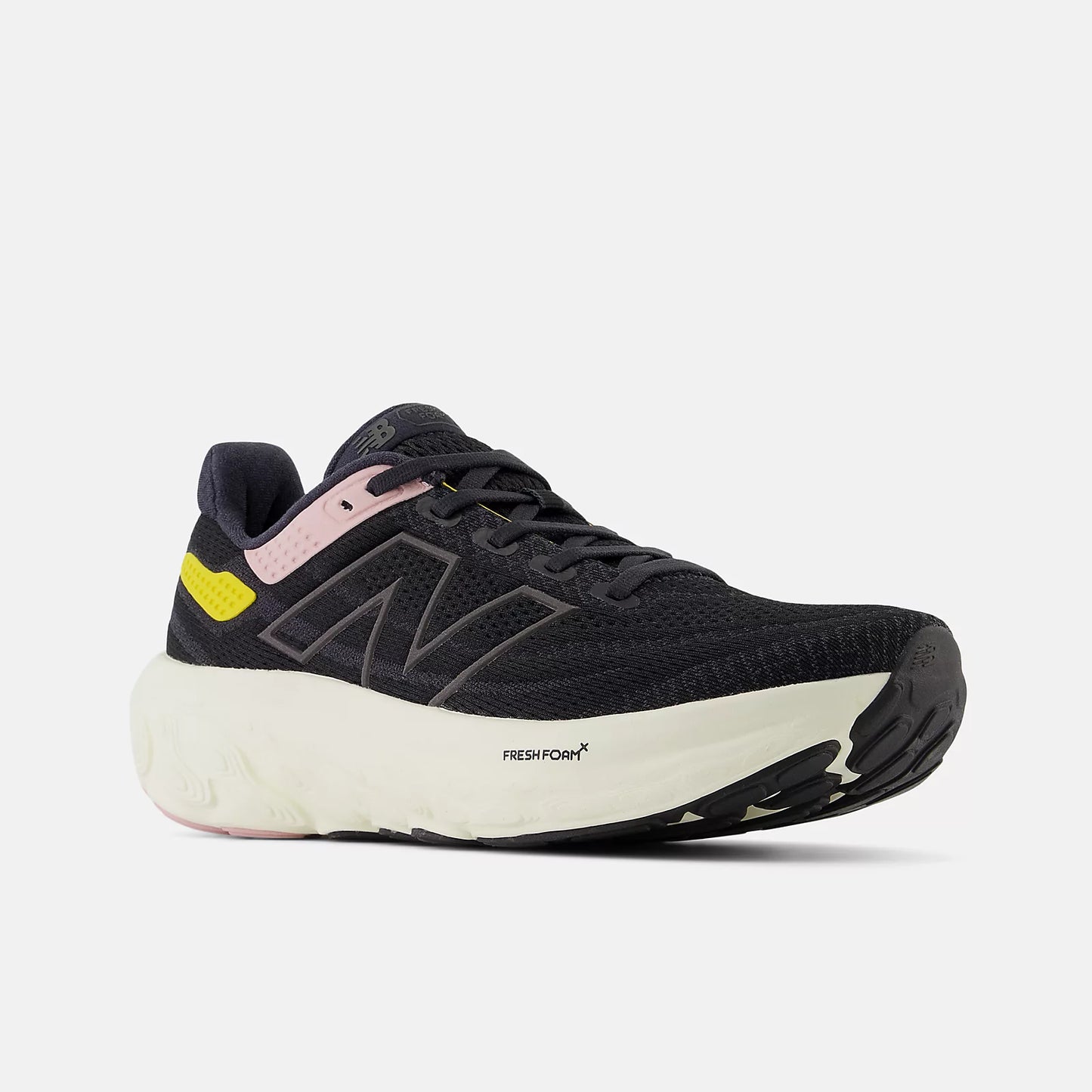 New Balance Fresh Foam X 1080v13 Wide Women's- Black/Orb pink and Ginger Lemon