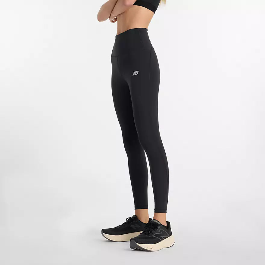 New Balance Sleek High Rise Legging 25" Women's - Black