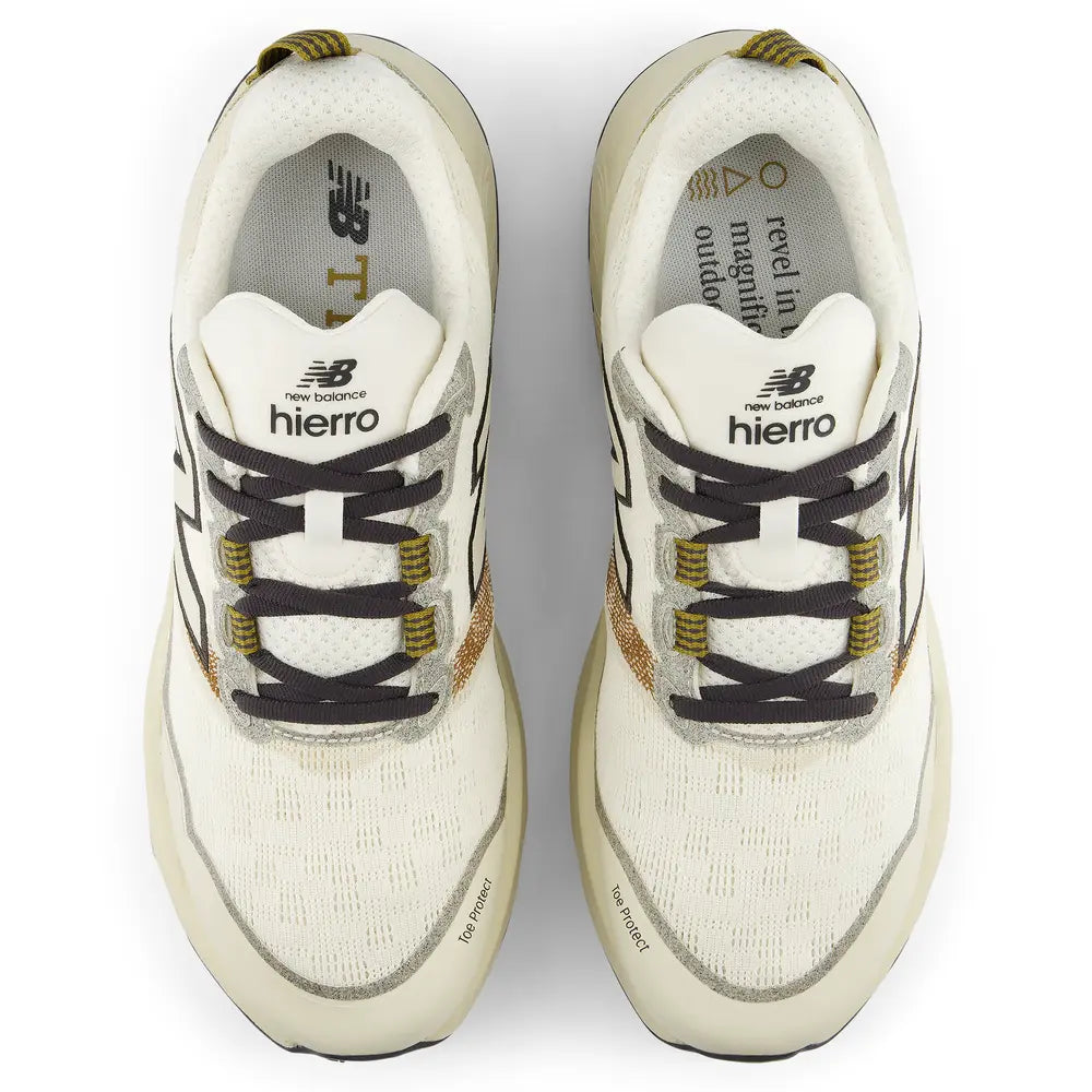 New Balance Fresh Foam X Hierro V9 Wide Men's -Angora/Basil Oil