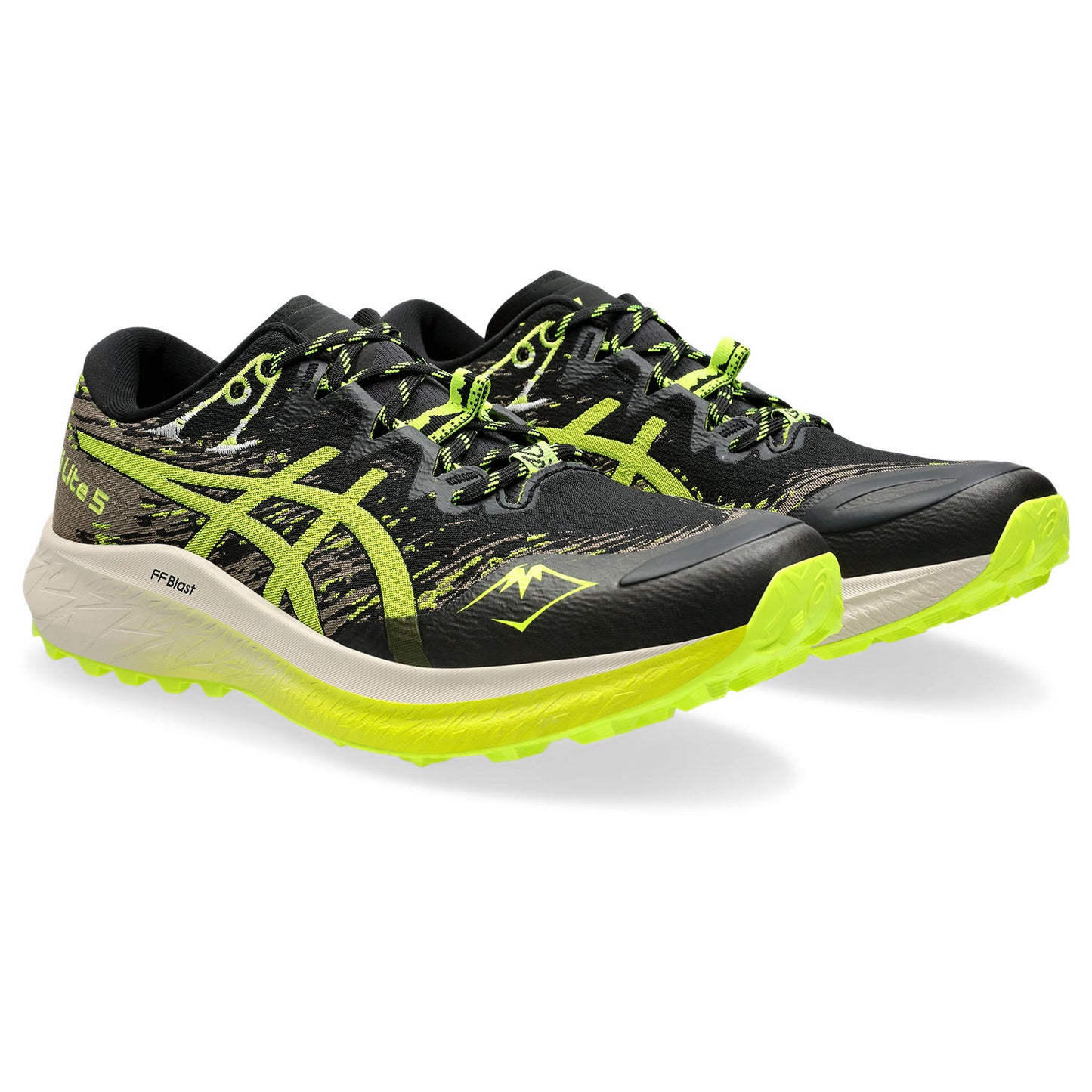 Asics Fuji Lite 5 Men's - Black/Safety Yellow