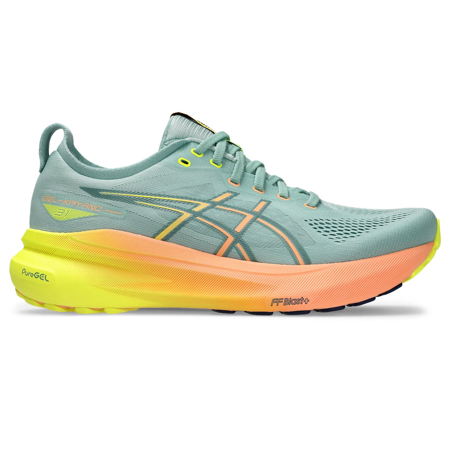 Asics Gel-Kayano 31 Men's Paris  - Light Celadon/Safety Yellow