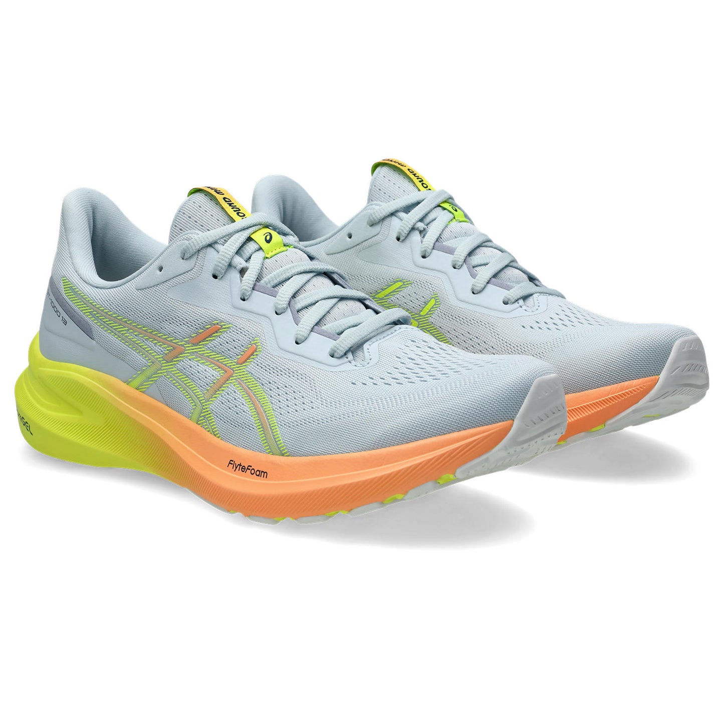 Asics GT-1000 13 Men's Paris - Light Celadon/Safety Yellow