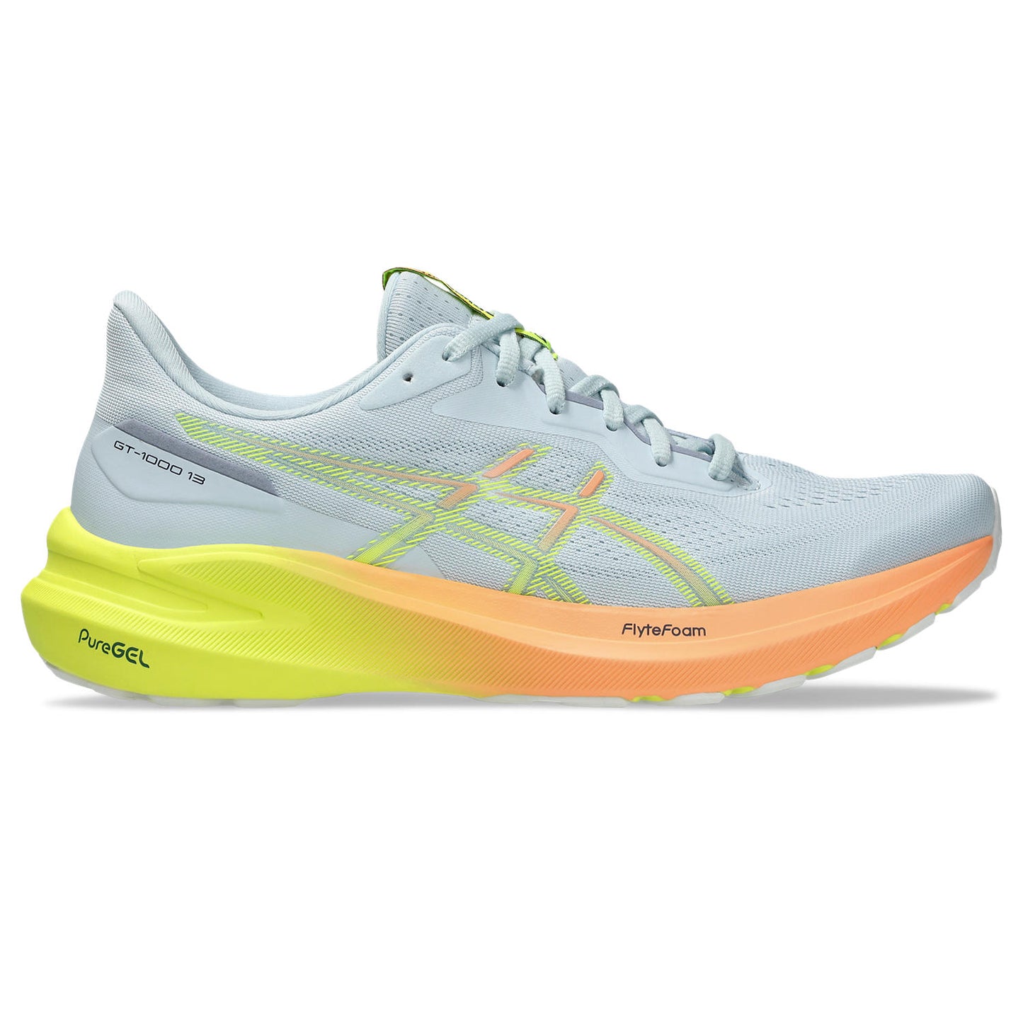 Asics GT-1000 13 Men's Paris - Light Celadon/Safety Yellow