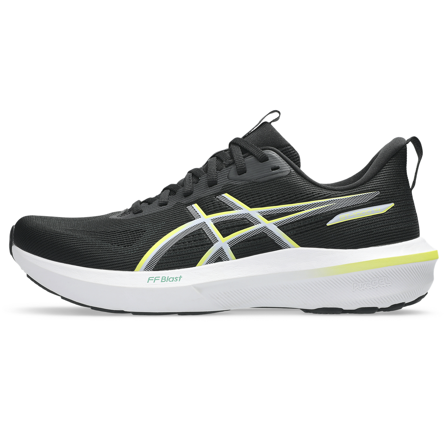Asics GT-1000 14 Men's - Black/Citron