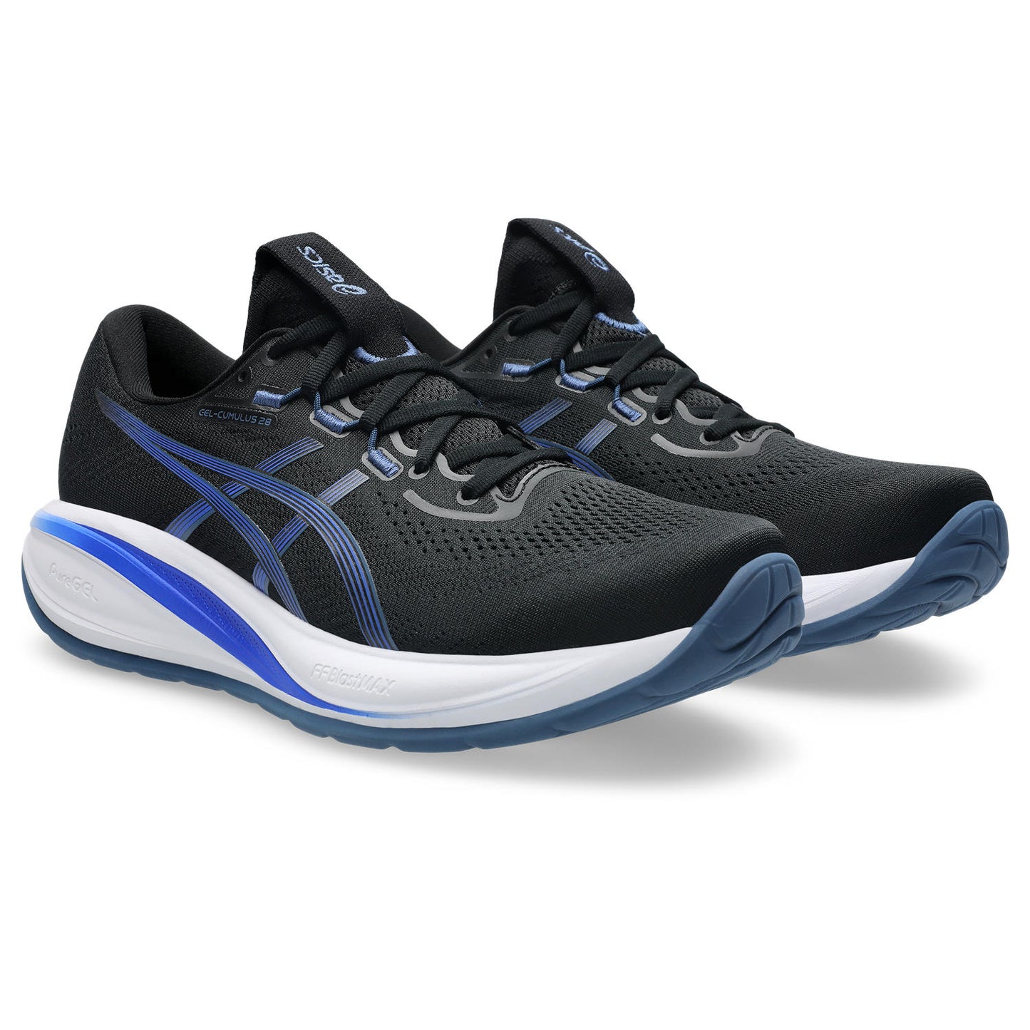 Asics Gel-Cumulus 28 Men's - Black/Neon Blue