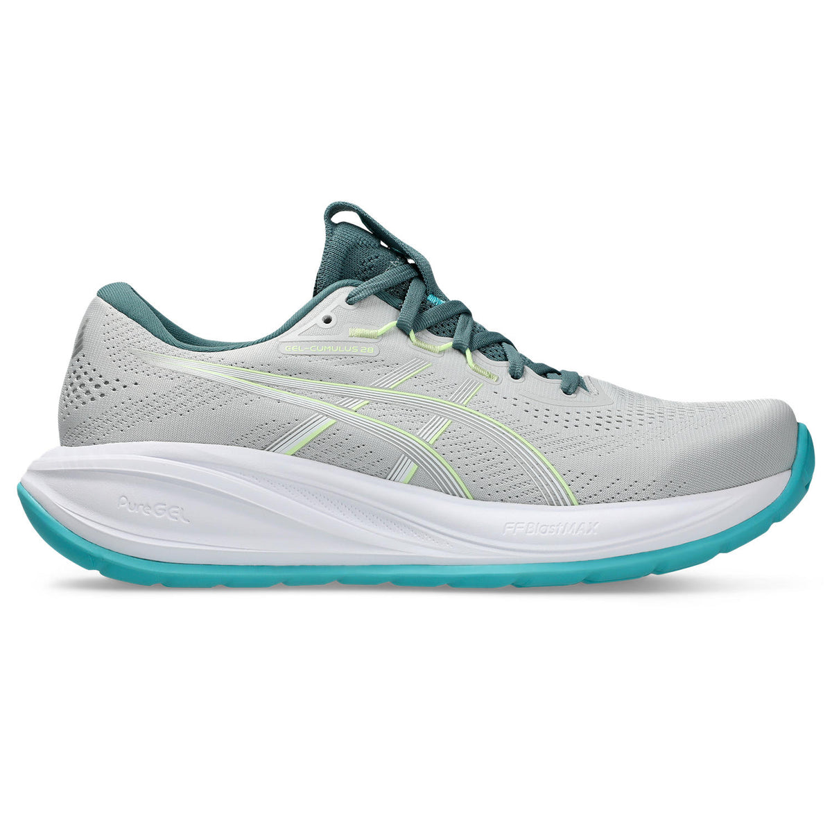 Asics Gel-Cumulus 28 Men's - Cloud Grey/Energy Aqua