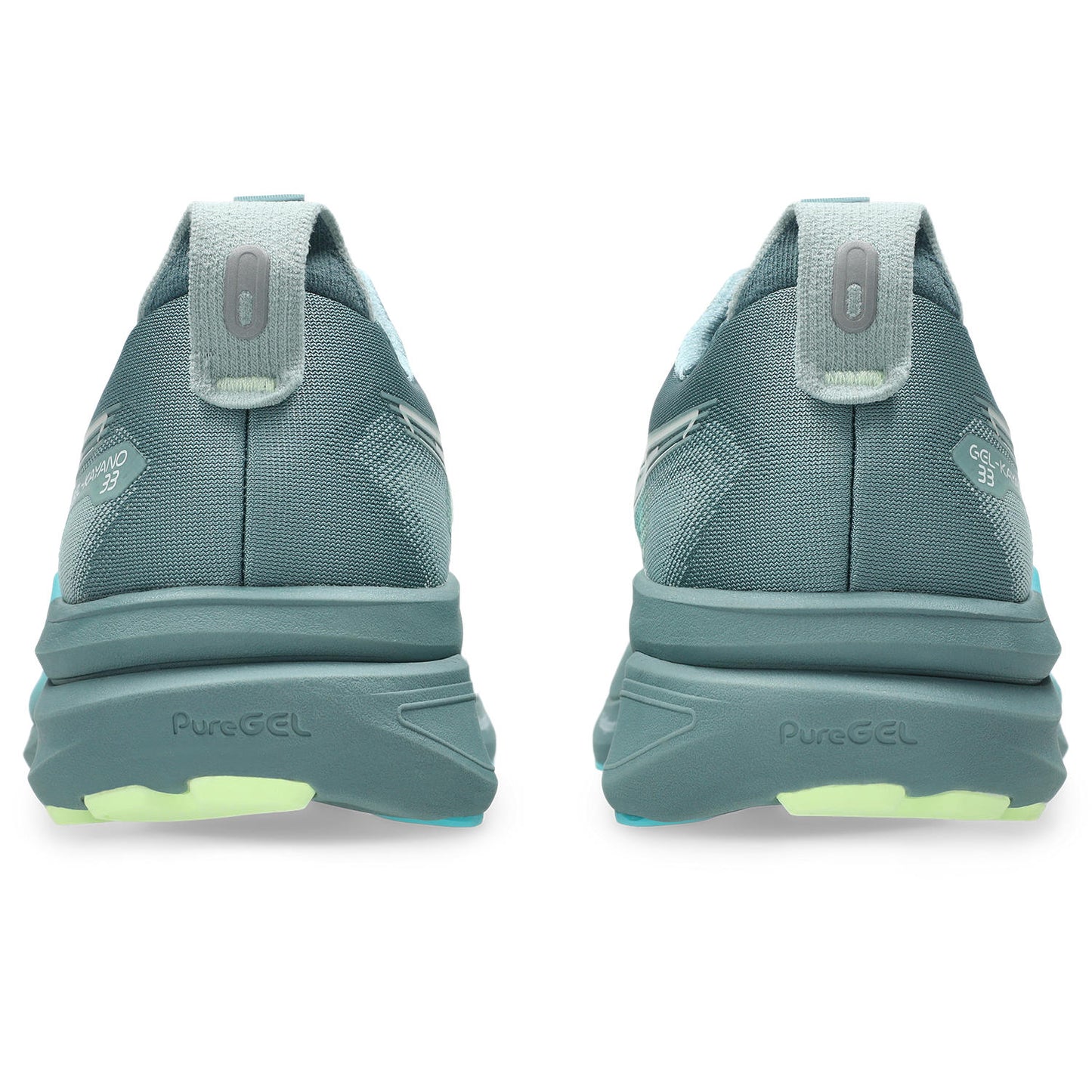 Asics Gel-Kayano 33 Men's - Foggy Teal/Illuminate Yellow