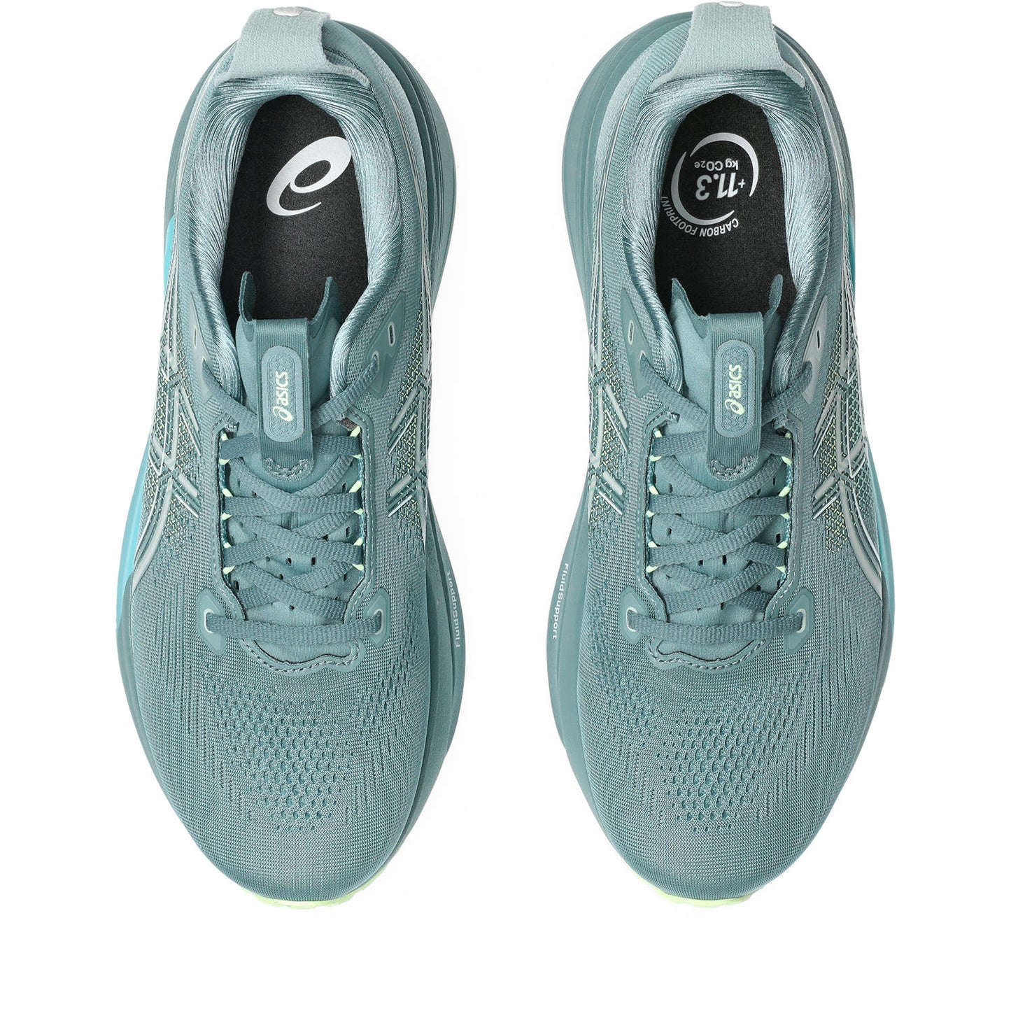 Asics Gel-Kayano 33 Men's - Foggy Teal/Illuminate Yellow