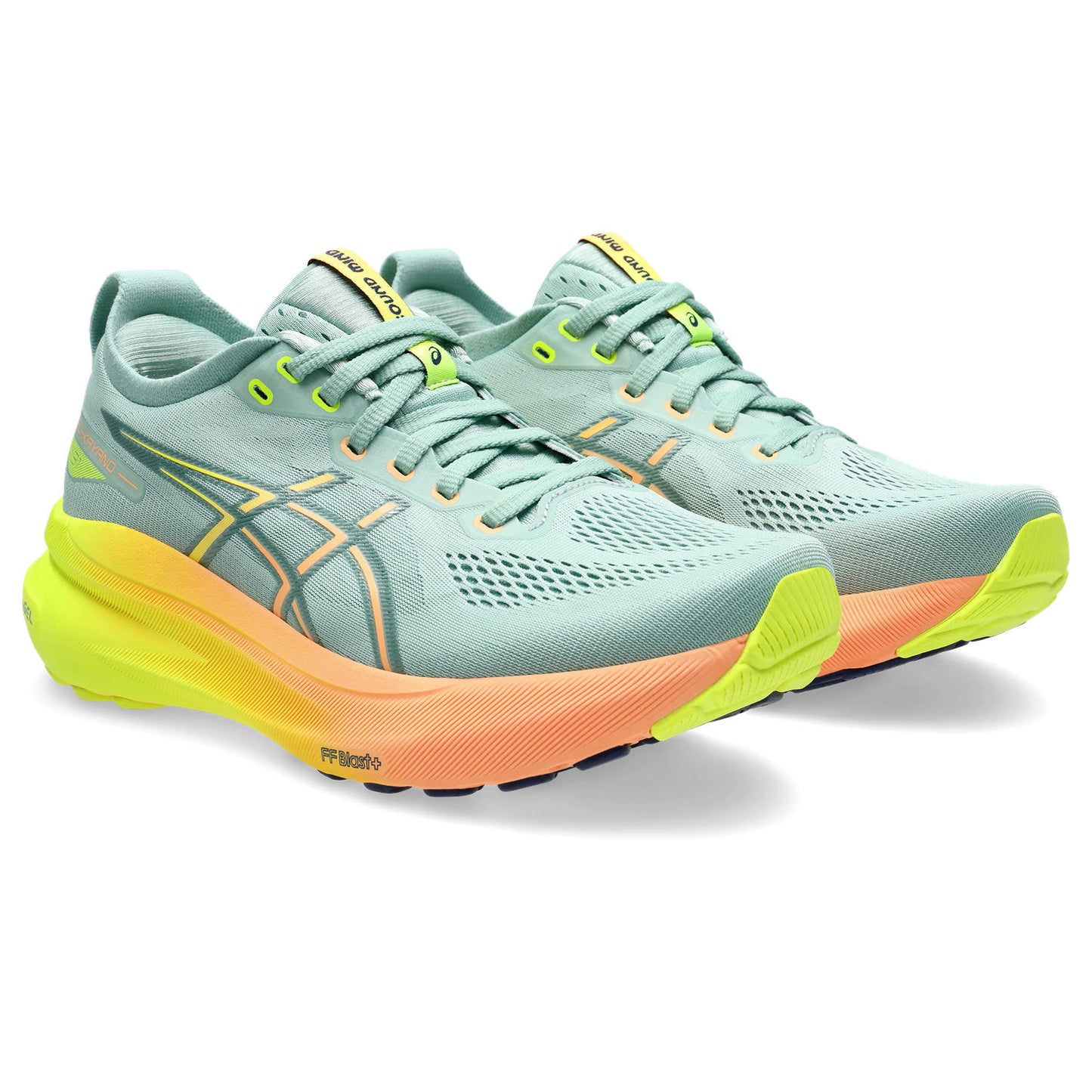 Asics Gel-Kayano 31 Women's Paris  - Light Celadon/Safety Yellow