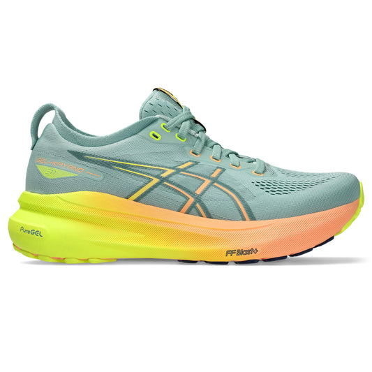 Asics Gel-Kayano 31 Women's Paris  - Light Celadon/Safety Yellow