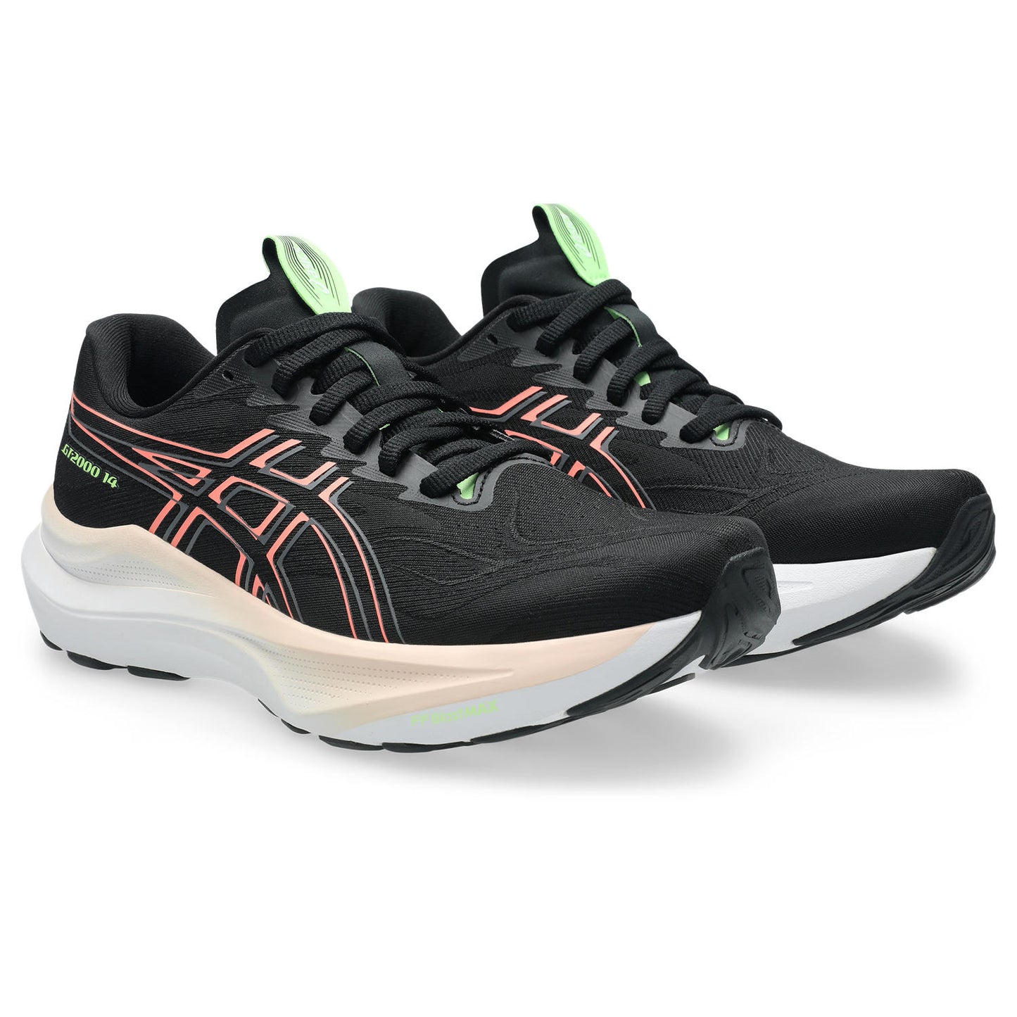 Asics GT-2000 14 Women's - Black/Sun Coral