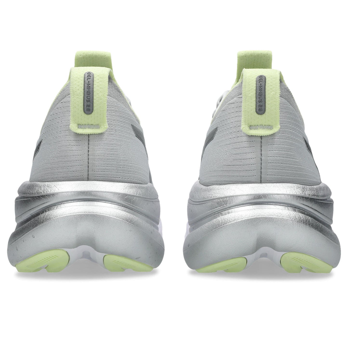 Asics Gel-Nimbus 28 Platinum Women's - Platinum/Glow Green