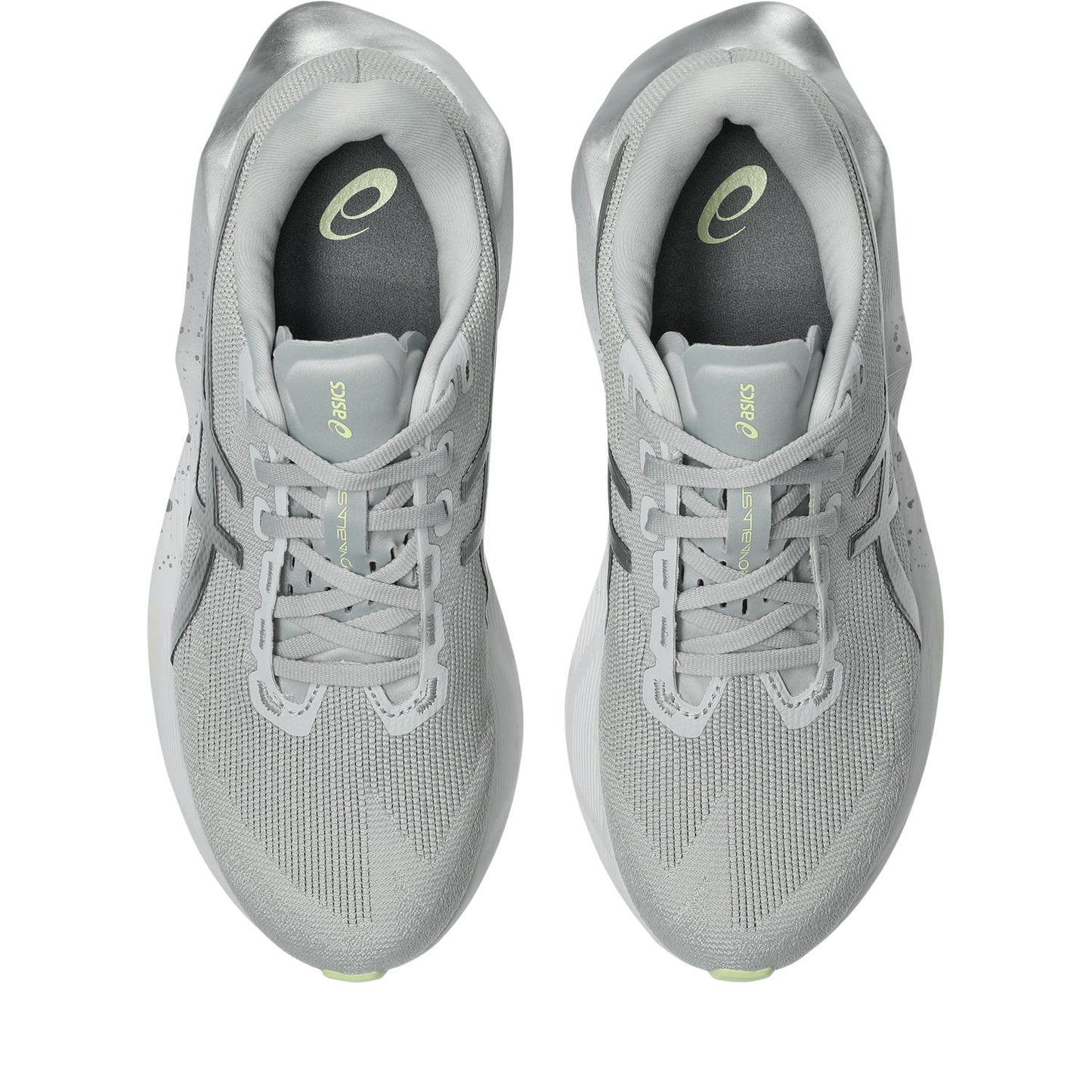 Asics Novablast 6 Platinum Women's - Platinum/Glow Green
