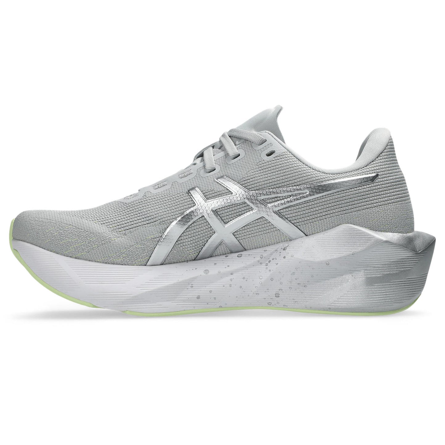 Asics Novablast 6 Platinum Women's - Platinum/Glow Green