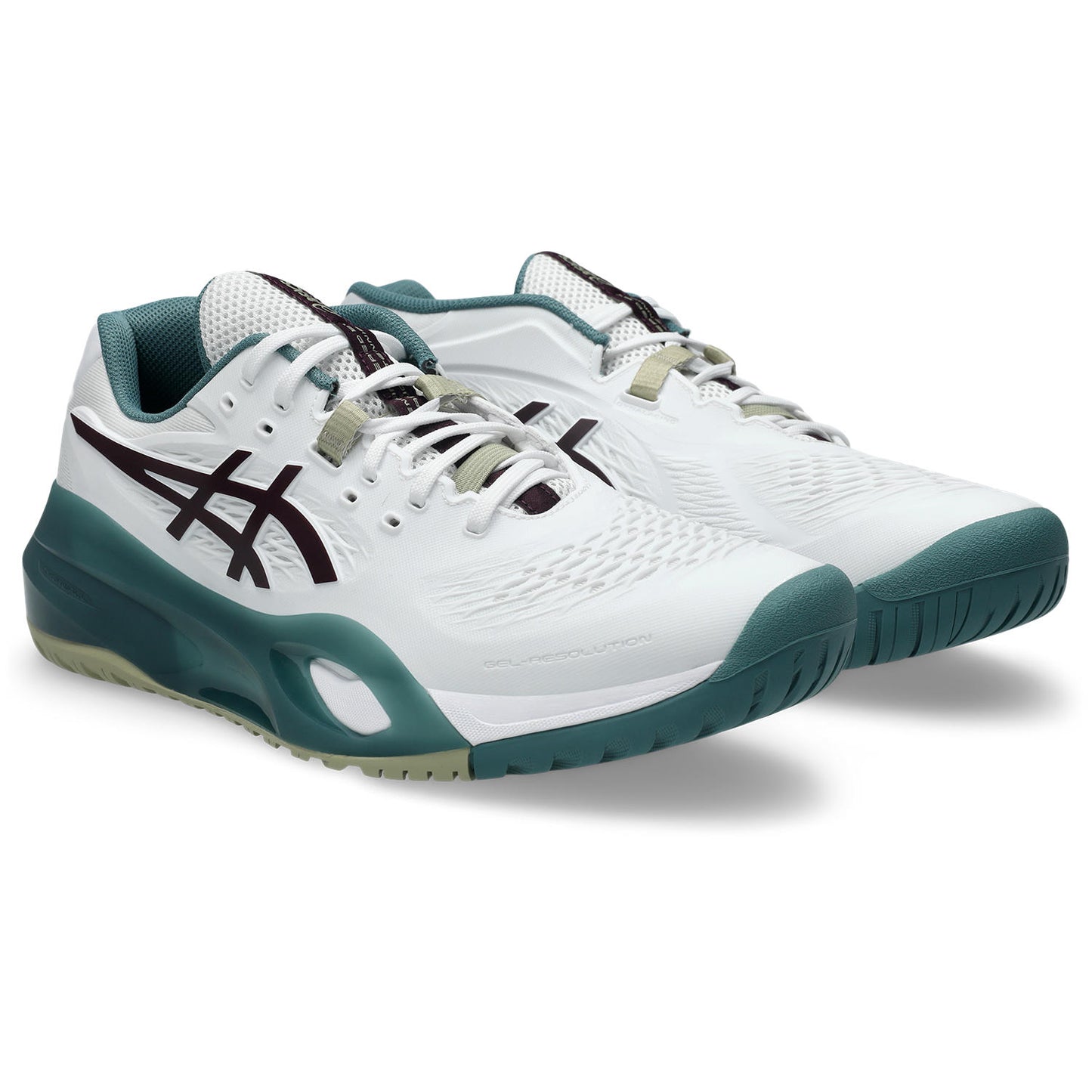 Asics Gel-Resolution X Men's - White/Dark Aubergine