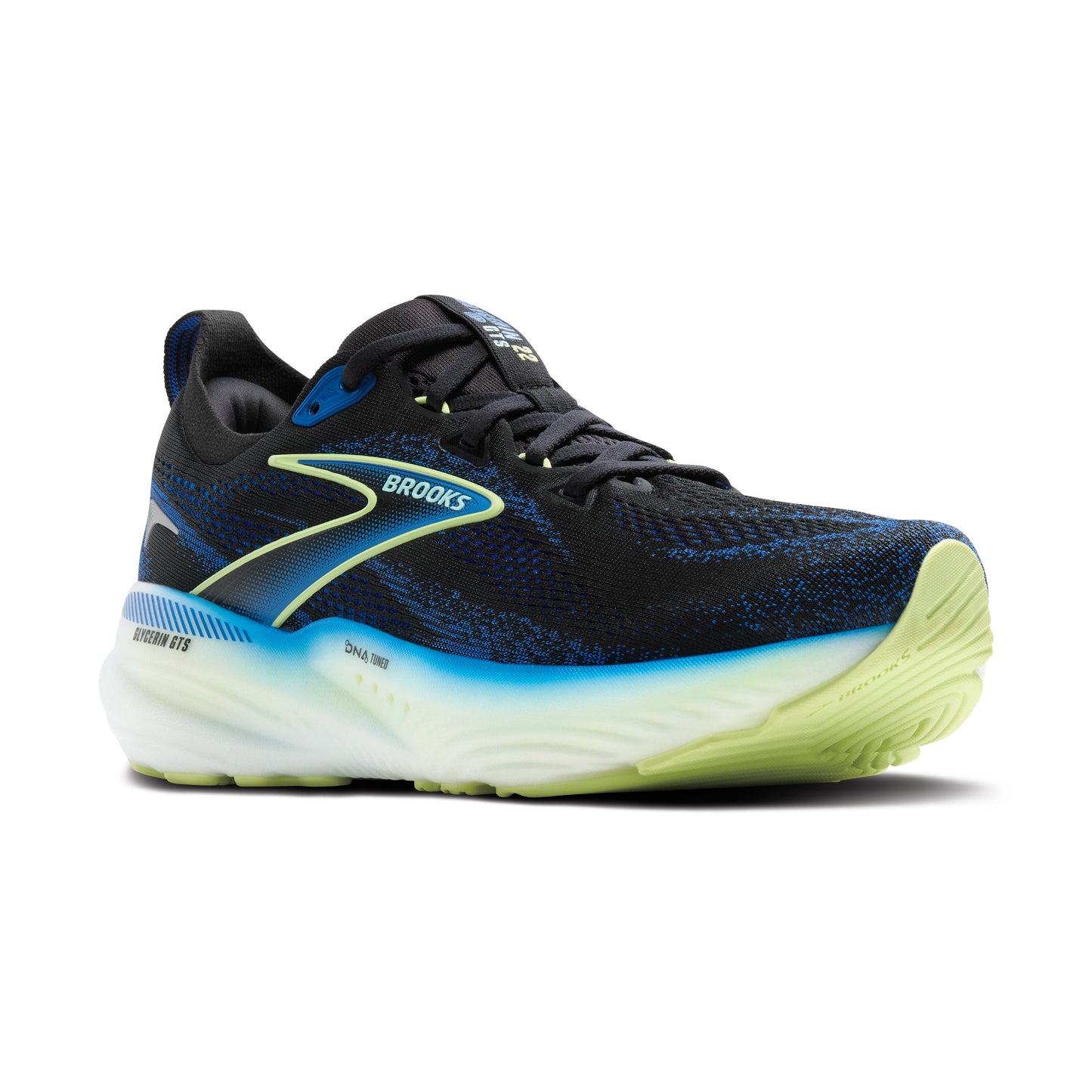 Brooks Glycerin 22 Men's - Black/Cobalt/Neo Yellow