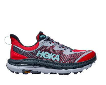 Hoka Mafate Speed 4 Men's - Cerise / Stormy skies