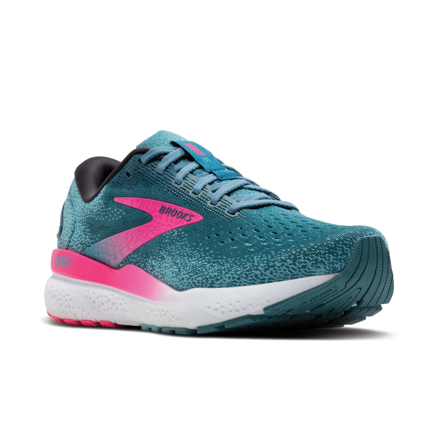 Brooks Ghost 16 Women's - Blue/Pink/Moroccan Blue