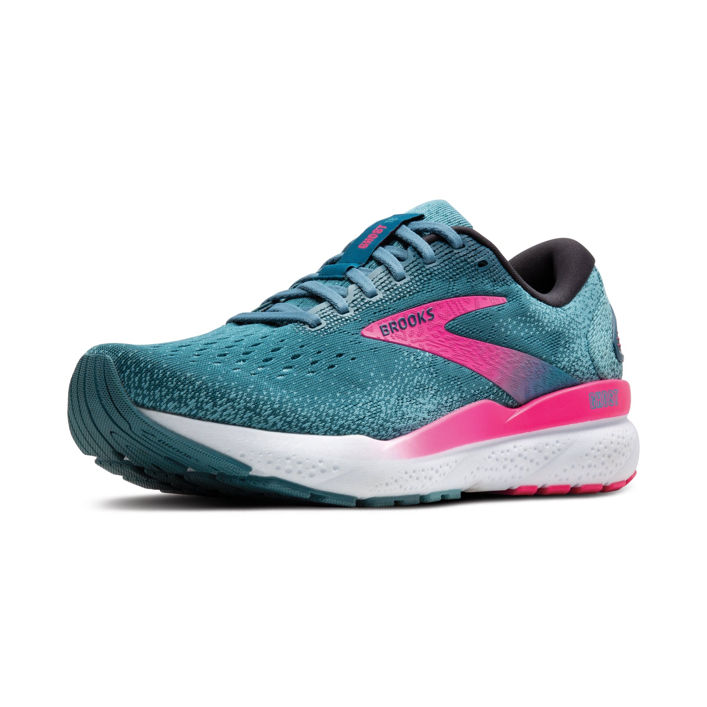 Brooks Ghost 16 Women's - Blue/Pink/Moroccan Blue