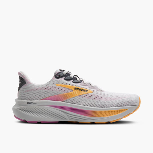 Brooks Ghost 17 Women's - Oyster/Apricot/Pink