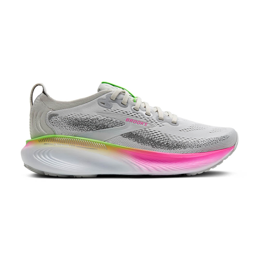 Brooks Adrenaline GTS 25 Women's - Oyster/Pink/Green