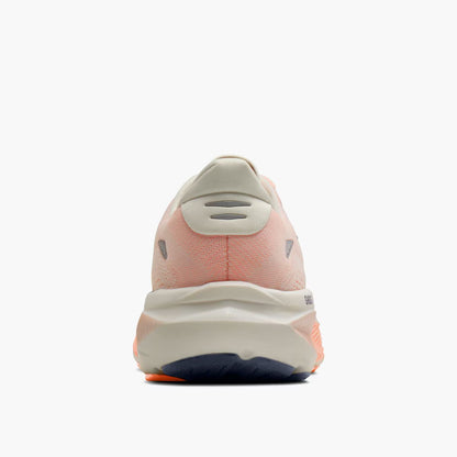 Brooks Ghost 18 Women's - Star White/Cyber Peach/Grey