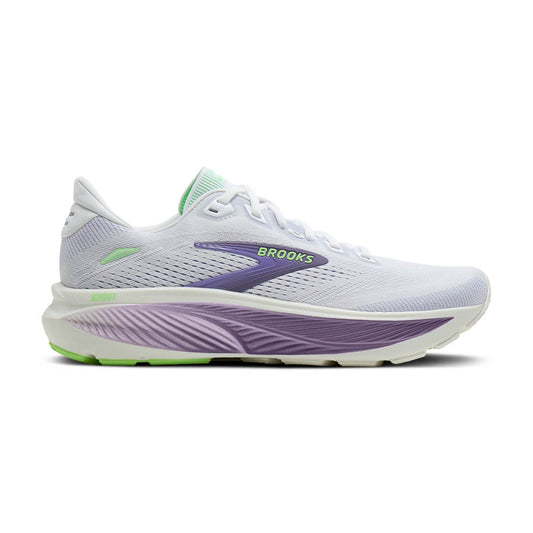 Brooks Ghost 18 Women's - White/Purple Hebe/Green