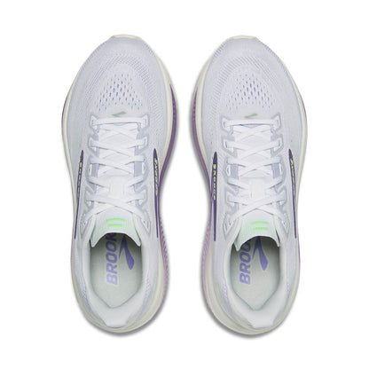 Brooks Ghost 18 Women's - White/Purple Hebe/Green