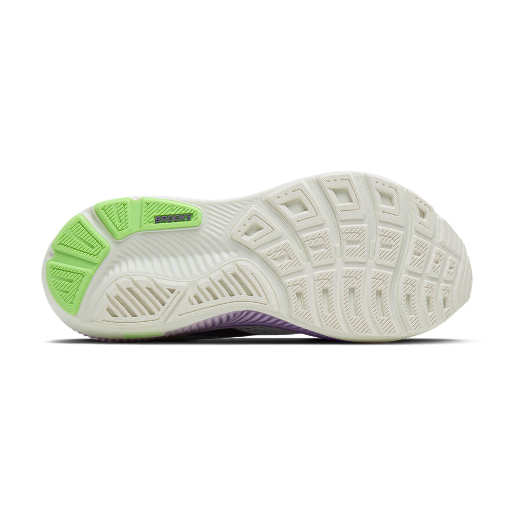 Brooks Ghost 18 Women's - White/Purple Hebe/Green