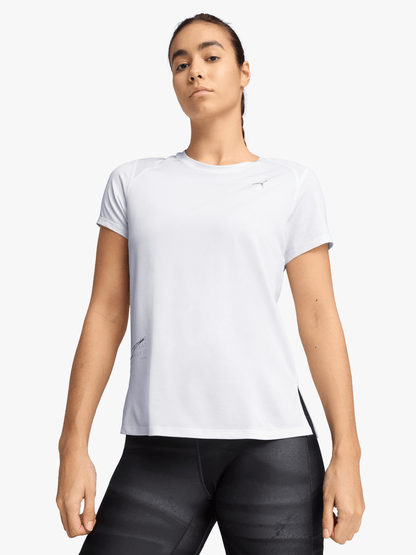 Puma Mesh Running Graphic Tee Women's - White
