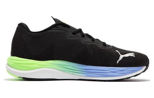 Puma Velocity Nitro 2 Fade Black-Electro Purple-Silver - The Sweat Shop