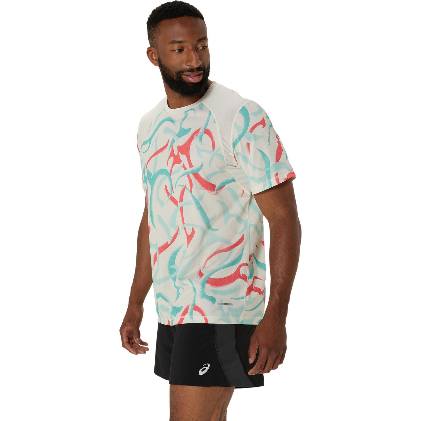 Asics Road All Over Print SS Top Men's - Birch