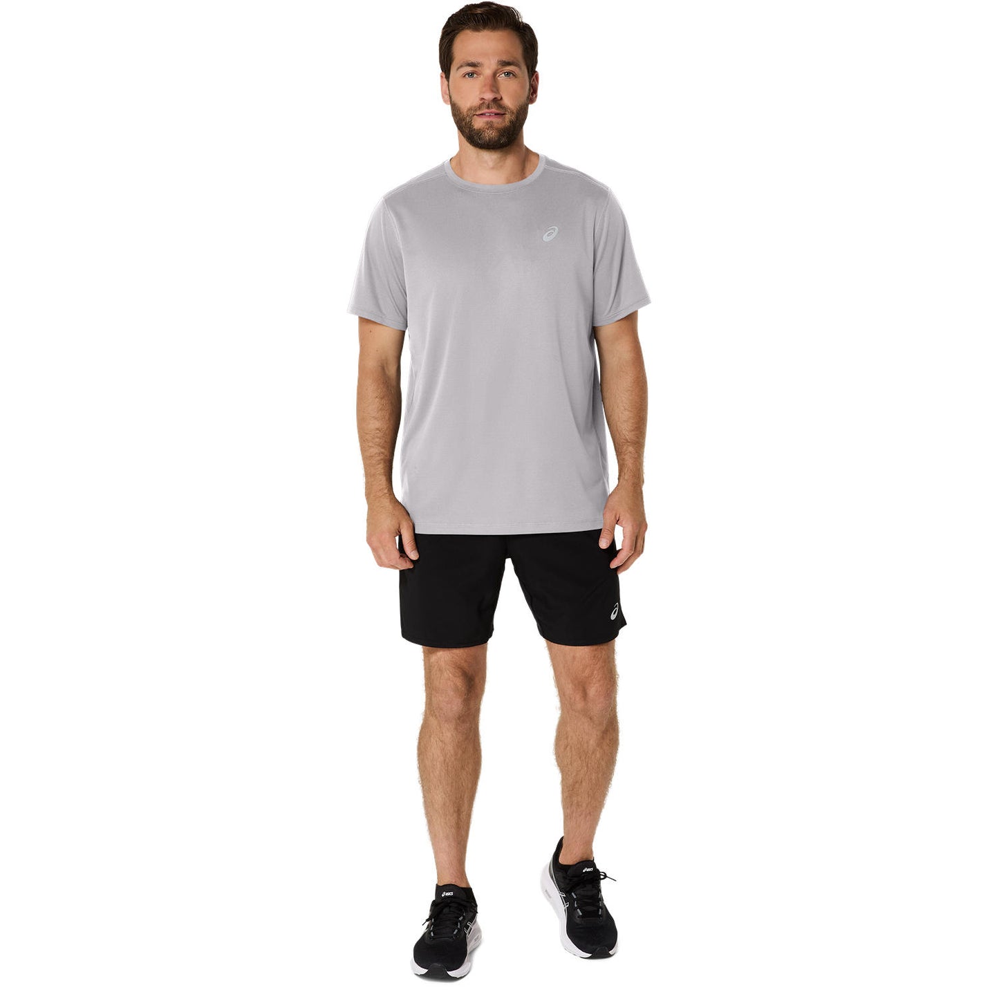 Asics Icon SS Top Men's - Cloud Grey/Midnight