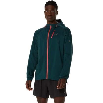 Asics Fujitrail Elite Waterproof Jacket Men's - Saxon Green