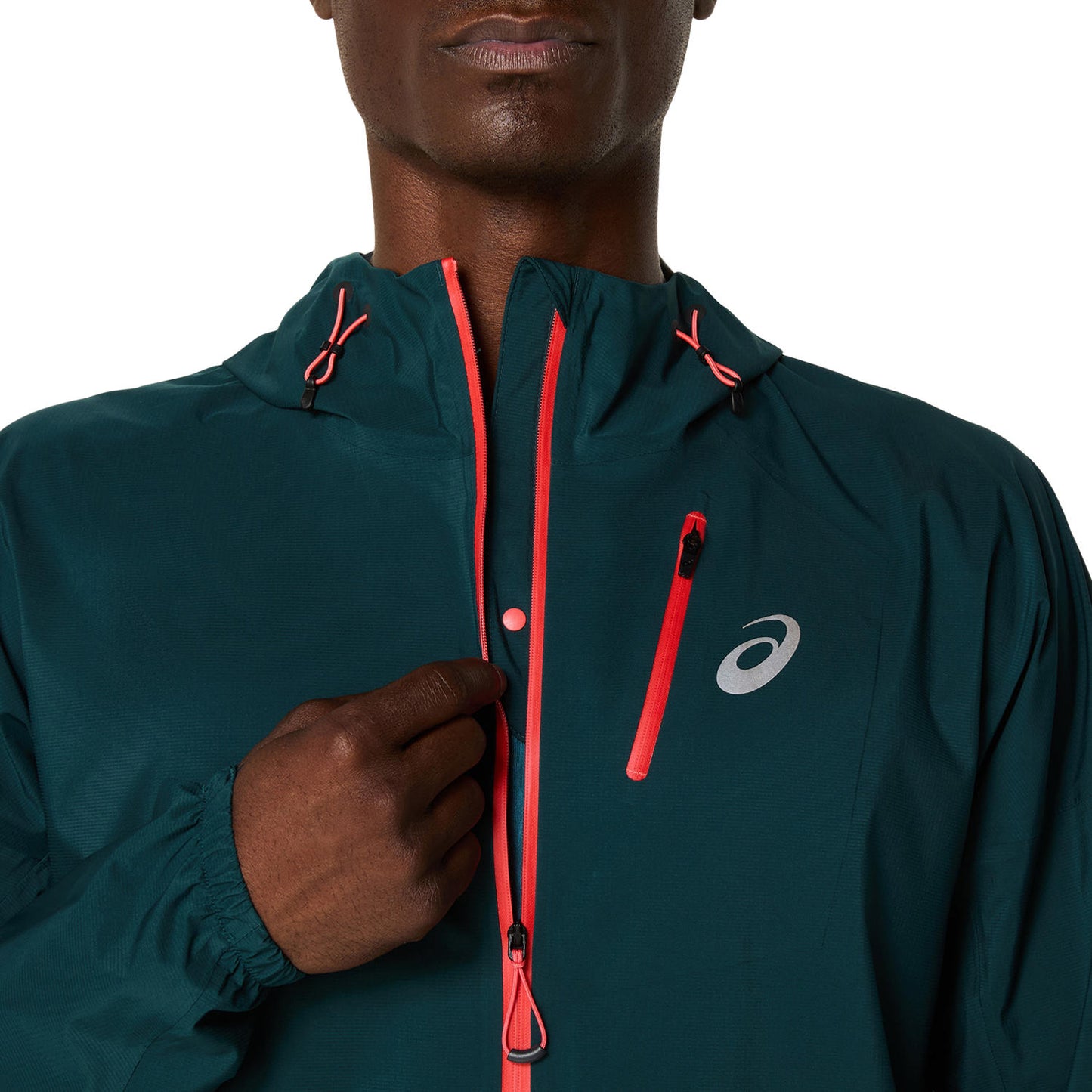 Asics Fujitrail Elite Waterproof Jacket Men's - Saxon Green