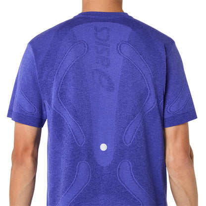 Asics Road Seamless SS Top Men's - Cobalt Burst/Eggplant