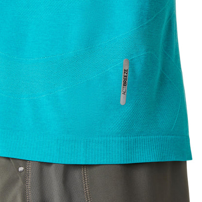 Asics Road Seamless LS Top Men's - Energy Aqua