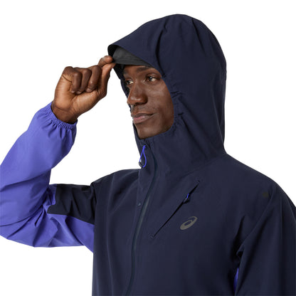 Asics Metarun Legend Jacket Men's (Midnight/Cobalt Burst/Illuminate Green)