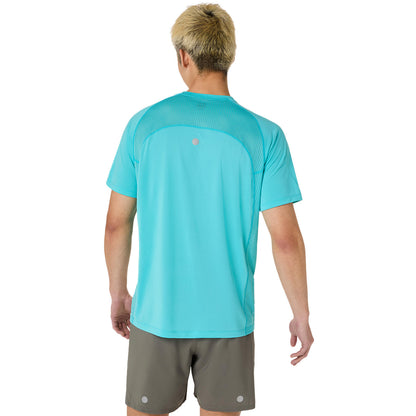 Asics Road Fade SS Top Men's - Energy Aqua