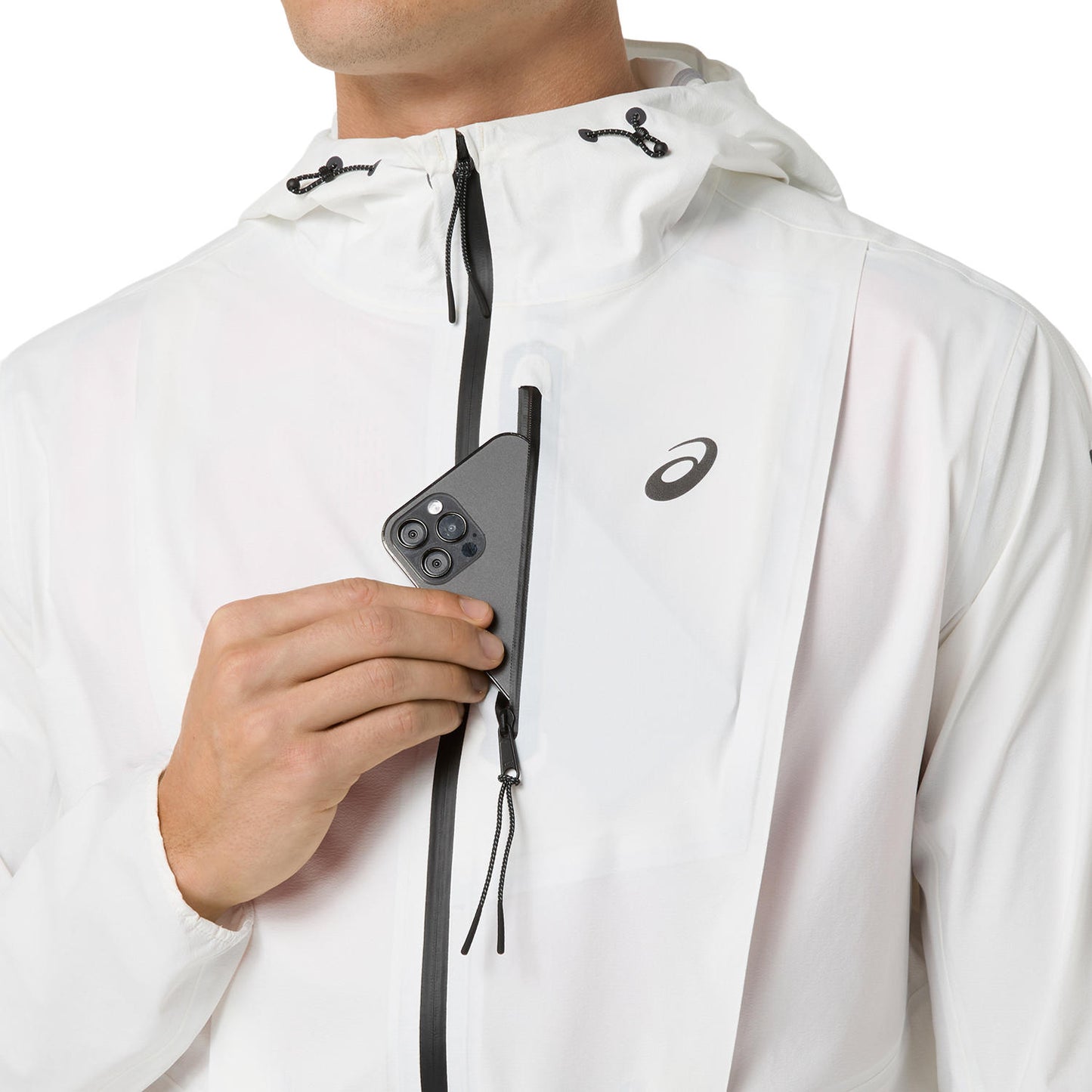 Asics Fujitrail Elite Waterproof Jacket Men's - Cream
